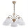 Intemporel Plafonnier 5-flmg. couleur laiton