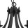 Lustre rustique fer forgé 8-flmg.