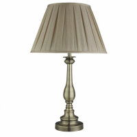 Lampe de table classique aspect laiton