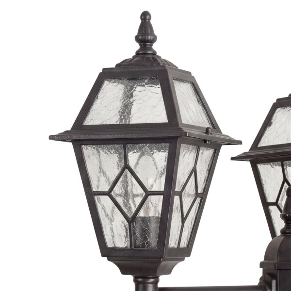 Candélabre MERKSEM Noir 185-285cm Rustique 3x