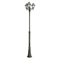 Candélabre MERKSEM Noir 185-285cm Rustique 3x