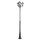 Candélabre MERKSEM Noir 185-285cm Rustique 3x