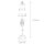 Lampadaire bas SELVA design moderne 114cm