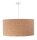 Boho Lampe à suspendre ronde E27 Ø 60 cm Liège Moderne Table à manger