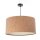 Suspension Liège Ø 30 cm E27 Naturel Noir Moderne Table de salle à manger