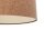 Suspension ronde Ø 50 cm Moderne Liège Naturel Noir E27