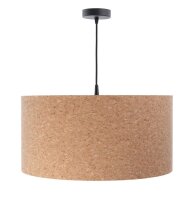 Lampe à suspendre E27 Ø 30 cm Naturel Noir...
