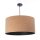 Lampe à suspendre E27 Ø 30 cm Naturel Noir Liège Moderne