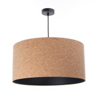 Suspension ronde Nature Noir &Oslash; 40 cm E27 Li&egrave;ge