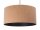 Suspension salle à manger E27 Ø 60 cm Naturel Noir Liège