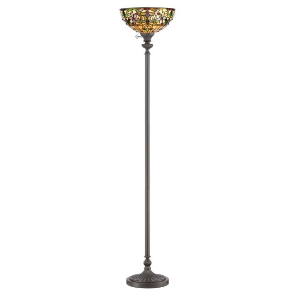 Lampadaire FARFALLA 6 Bronze 178cm Lampe Tiffany