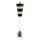 Lampadaire EMIR Noir Taupe H:112cm Lampe de sol