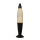 Glitter Lampe à Lave Noir Or 36 cm Rétro TIMMY