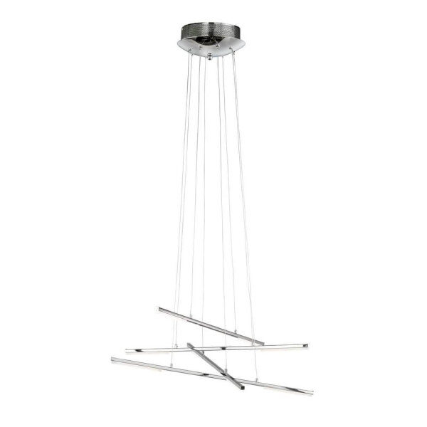 Pendelleuchte LED Modern Chrom Wohnzimmer VADA