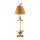Lampadaire ELIF en feuille dor H:76cm Lampe de sol