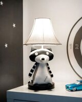 Lampe de table raton laveur 47 cm chambre denfant salon