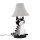 Lampe de table raton laveur 47 cm chambre denfant salon