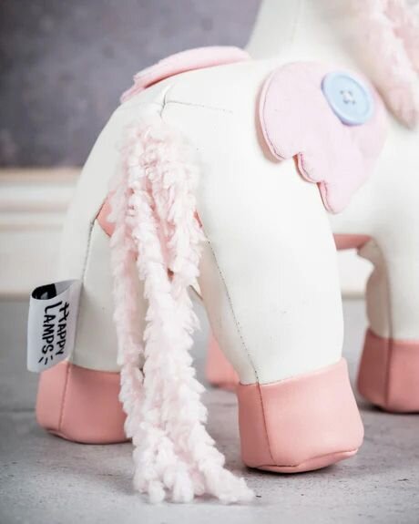 Lampe de table Licorne Rose 51 cm Chambre denfant