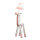 Lampadaire Rose Blanc Licorne 120 cm Chambre Enfants