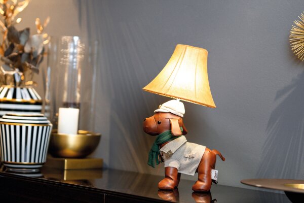 Lampe de table salon chambre denfant chien 48 cm avec LED