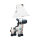 Lampe de table Cheval Blanc Rose Bleu 47cm Enfants Adultes