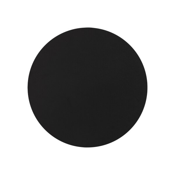Applique LED noire métal plat 3000K 640lm