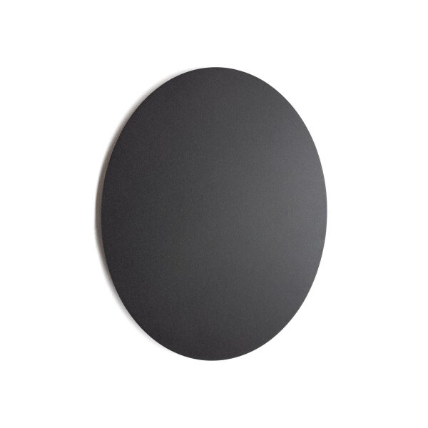 Applique LED noire métal plat 3000K 640lm