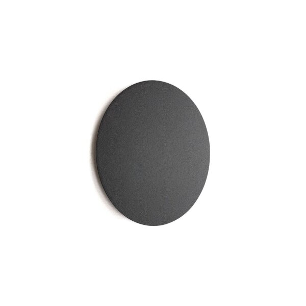 Applique LED ronde Ø20cm plat métal lumière indirecte