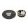 Applique LED ronde Ø20cm plat métal lumière indirecte