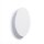 Applique murale LED métal plat rond Ø15cm blanc