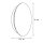 Applique murale LED métal plat rond Ø15cm blanc