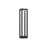 Lampe dallée LED noire 50 cm petite IP54 aluminium
