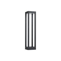 Lampe dallée LED noire 50 cm petite IP54 aluminium