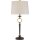 Lampe de table grande 84 cm de haut Vintage en cr&egrave;me bronze