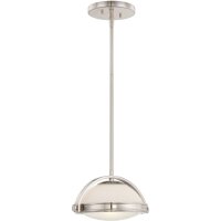 Plafonnier verre métal argenté ajustable NIKA