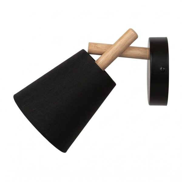 Applique murale Noir Tissu Abat-jour E27 VAIO