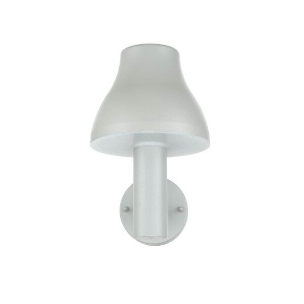 Lampe LED dextérieur murale argentée IP44 680 lm 3000 K