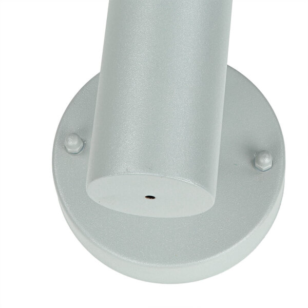 Lampe LED dextérieur murale argentée IP44 680 lm 3000 K