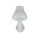 Lampe LED dextérieur murale argentée IP44 680 lm 3000 K