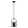 Suspension Noir Blanc Ø 17 cm Abat-jour en verre