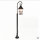 Lampe dextérieur Noir 166 cm Verre Métal Rustique élégant