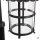 Lampe dextérieur Noir 166 cm Verre Métal Rustique élégant