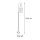 Lampe dextérieur Noir 166 cm Verre Métal Rustique élégant