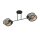 Plafonnier Métal Noir 86 cm de long Moderne CADMUS