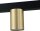 Grande lampe à suspendre 180 cm or noir 7 flammes GU10