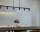 Suspension en métal noir 6 flammes 160 cm