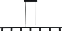 Suspension en métal noir 180 cm de large GU10 ELSIE