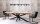 Suspension en métal noir 180 cm de large GU10 ELSIE