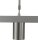 Suspension allongée métal 4 flammes 100 cm de large