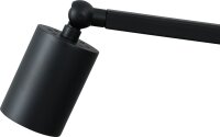 Lampe de bureau noire métal 50 cm réglable...
